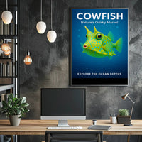 Cowfish Nature's Quirky Marvel Poster PosterGoat
