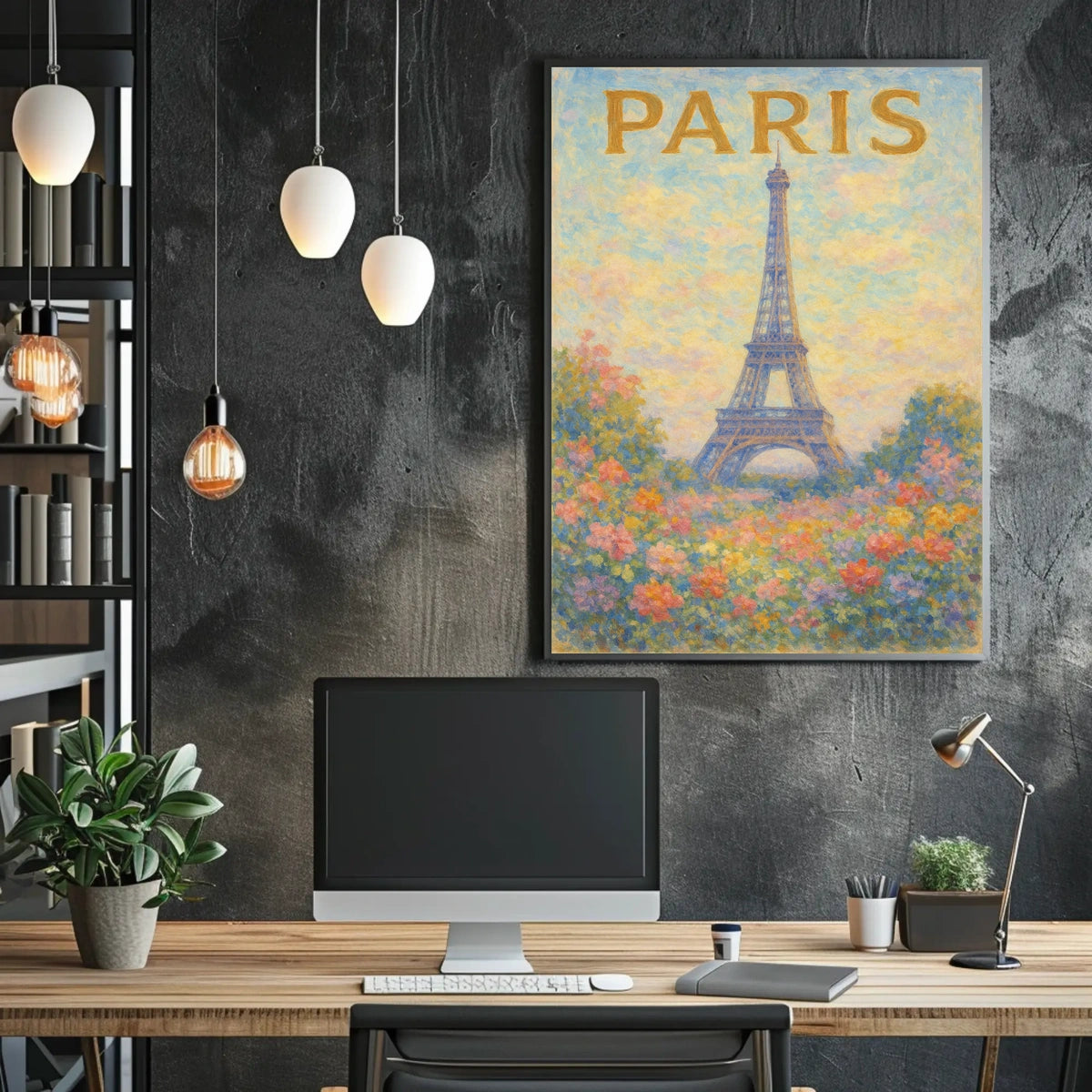 Paris in Bloom Poster