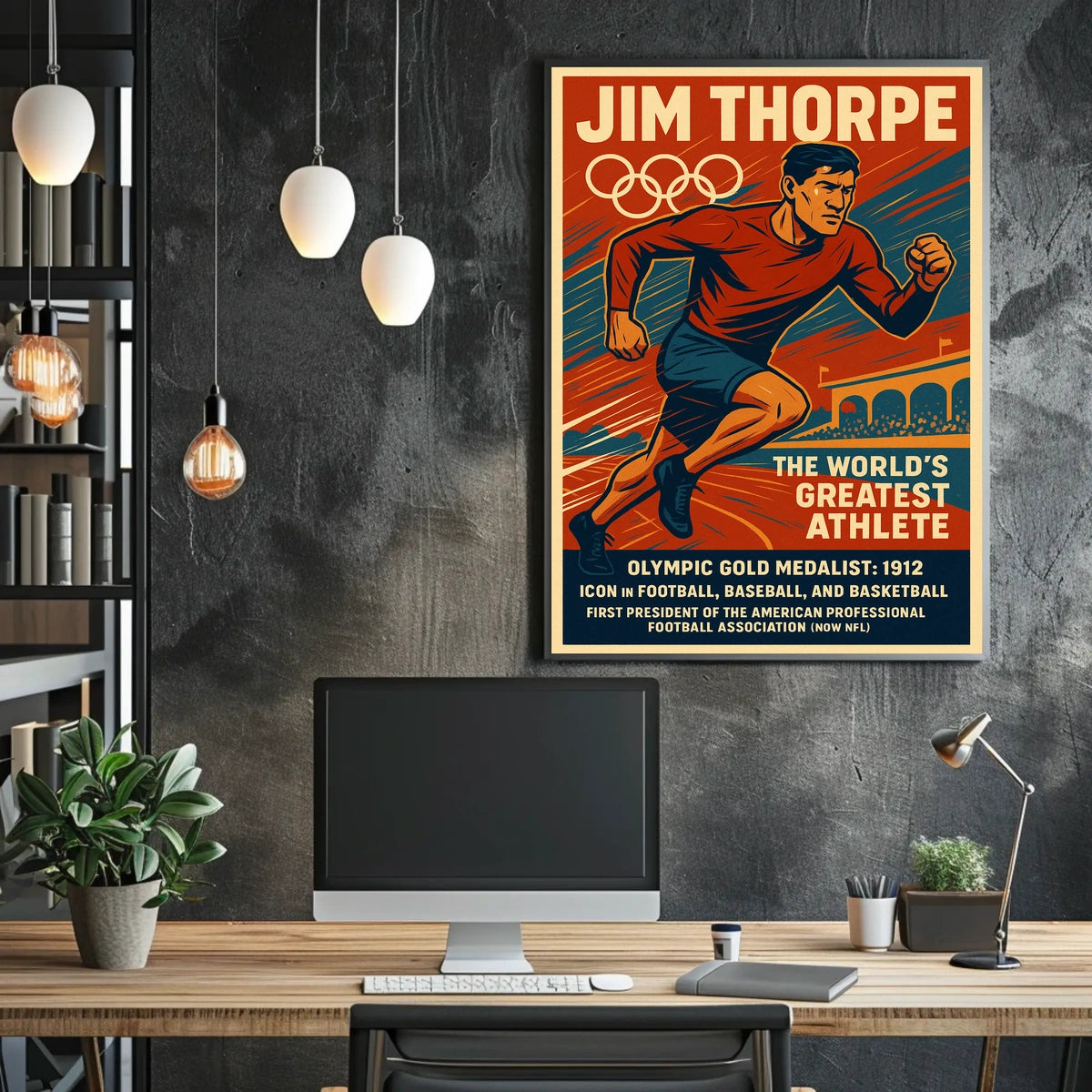 Celebrating Jim Thorpe Worlds Greatest Athlete Jim Thorpe Poster