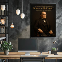 William McKinley Historical Presidential Era Poster