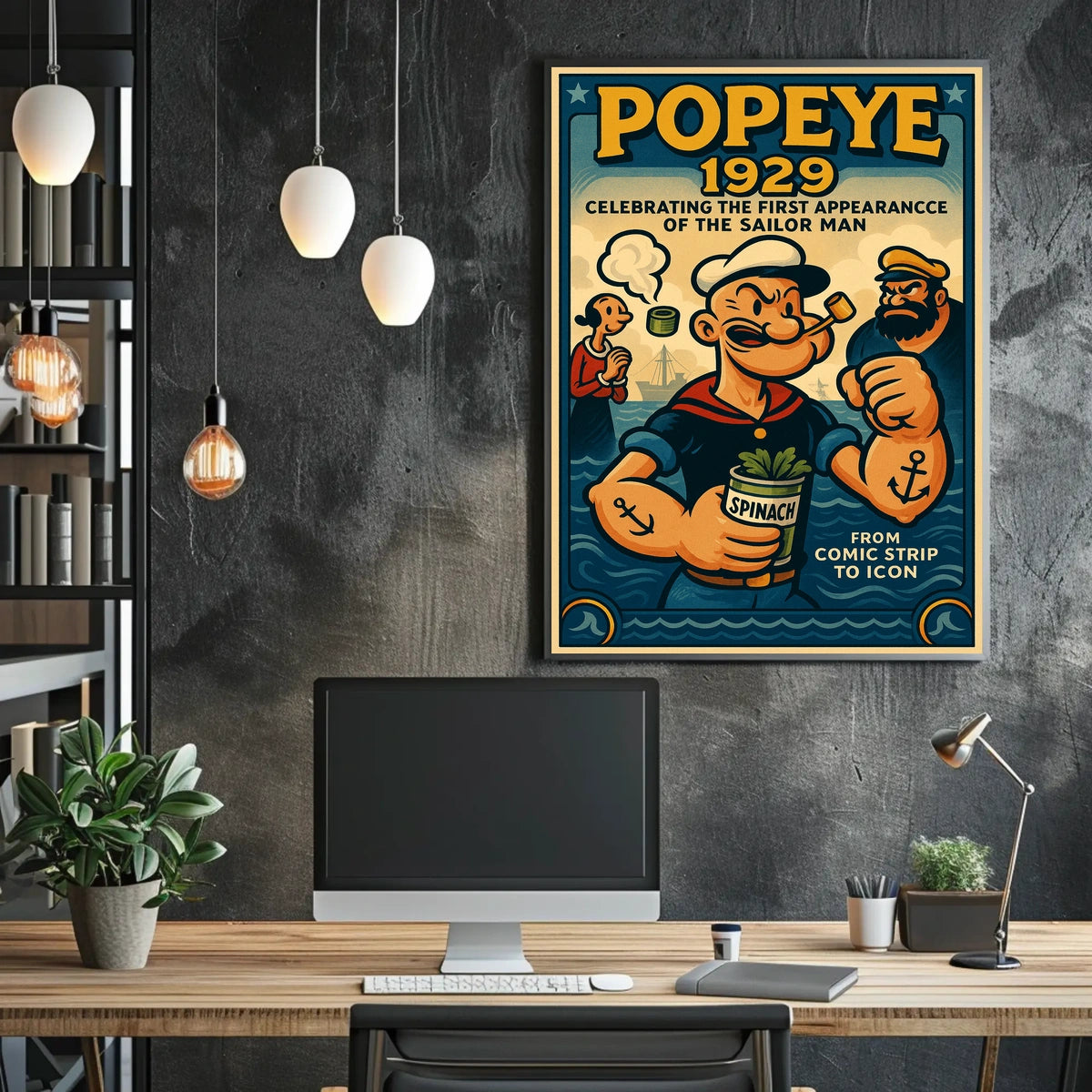Popeye 1929 Art Poster POP-136