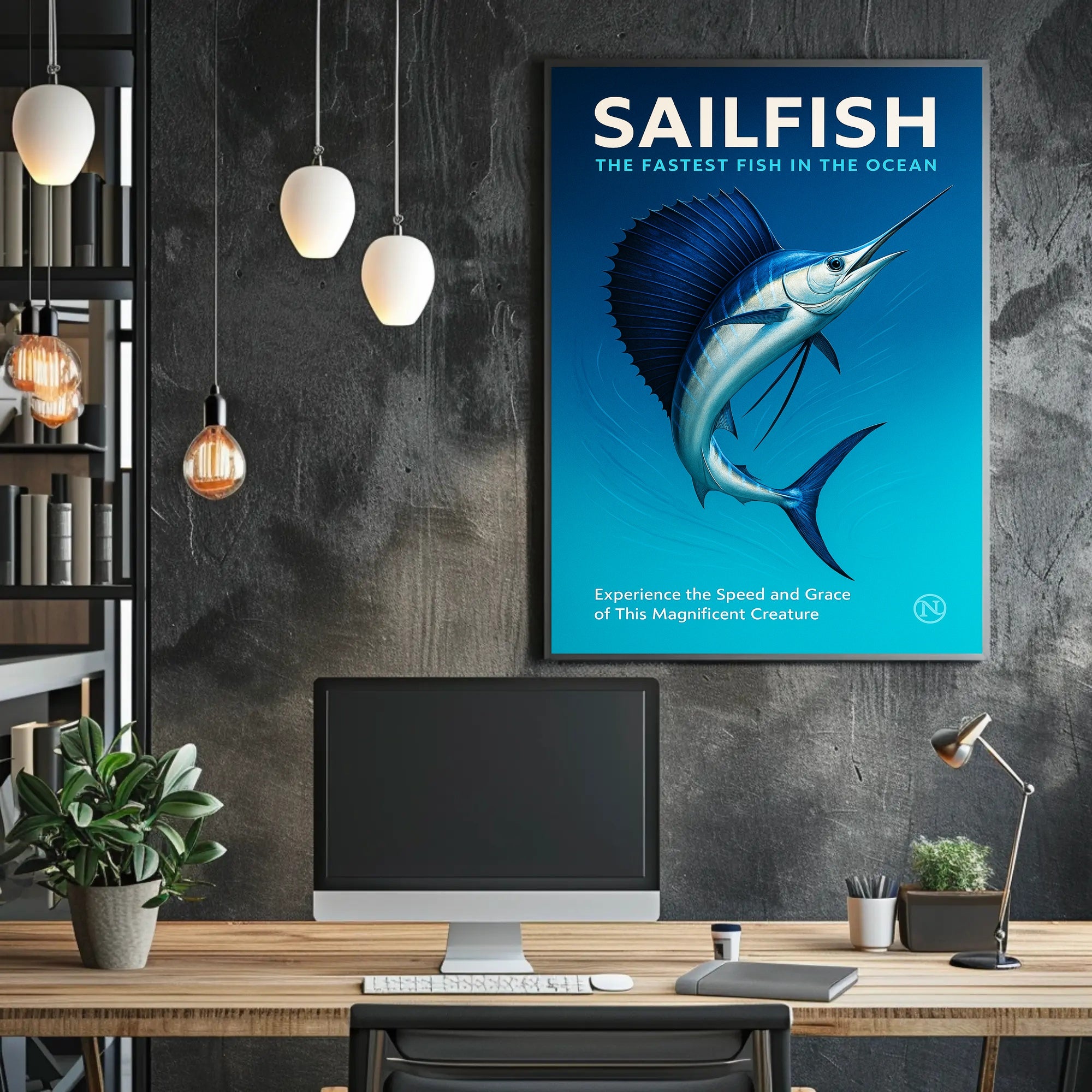 Sailfish The Fastest Fish in the Ocean Poster PosterGoat