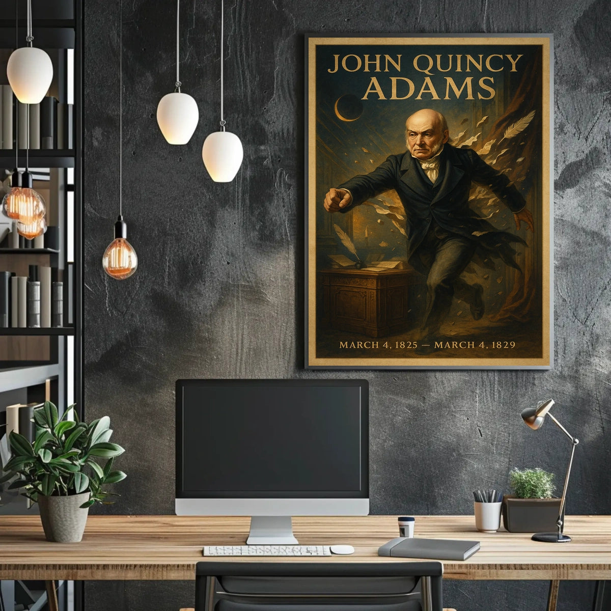 John Quincy Adams 6th President Poster