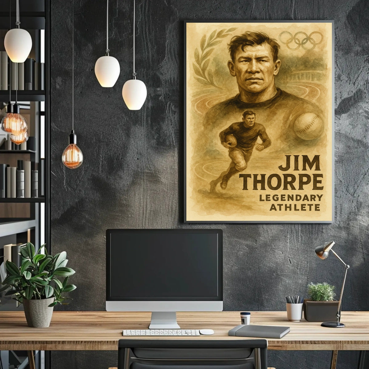 Celebrating Jim Thorpe A Legendary Athlete Jim Thorpe Poster