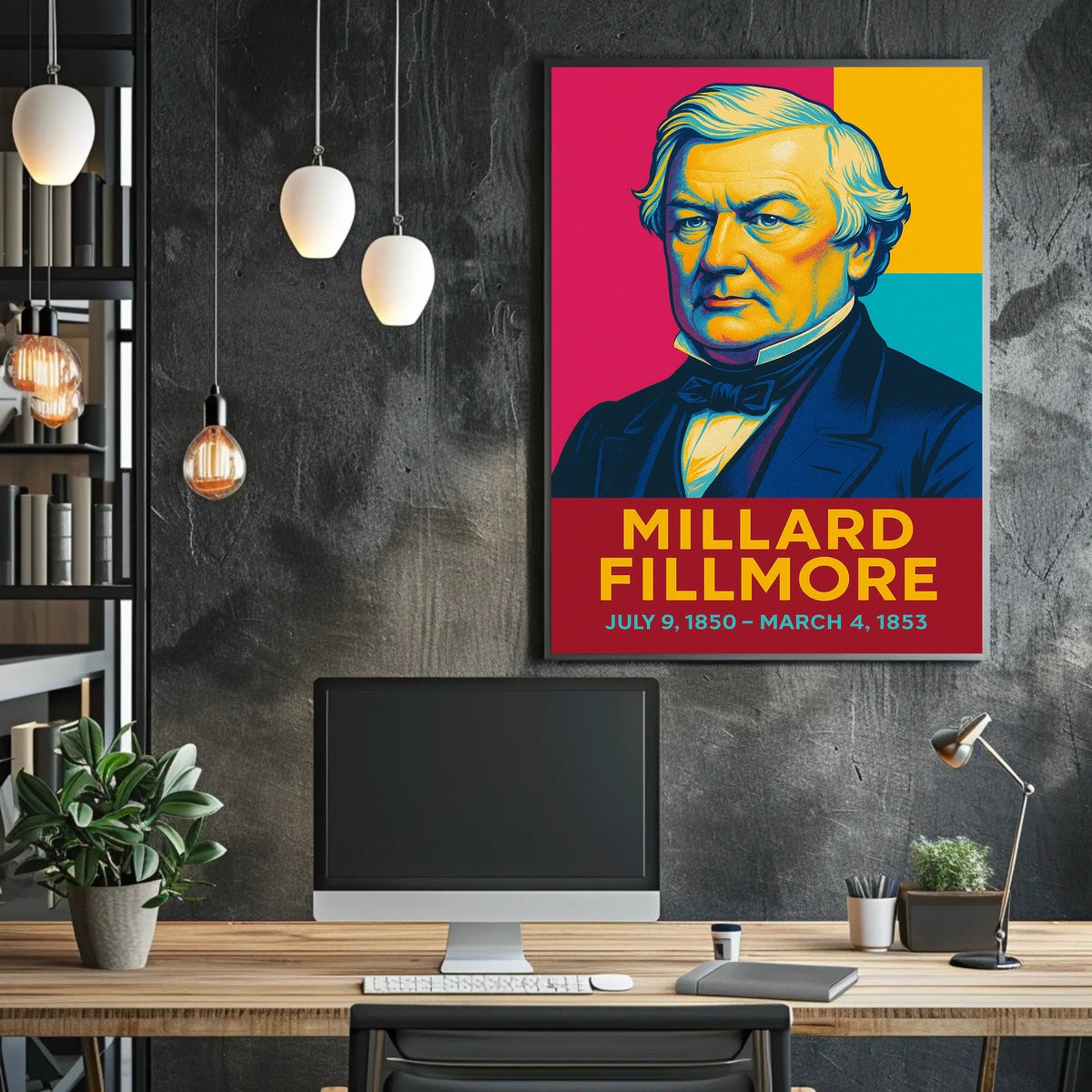 Millard Fillmore 13Th President Poster