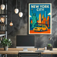 New York City Poster Iconic Skyline For City Lovers