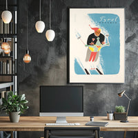 Skiing in Tyrol Poster PosterGoat