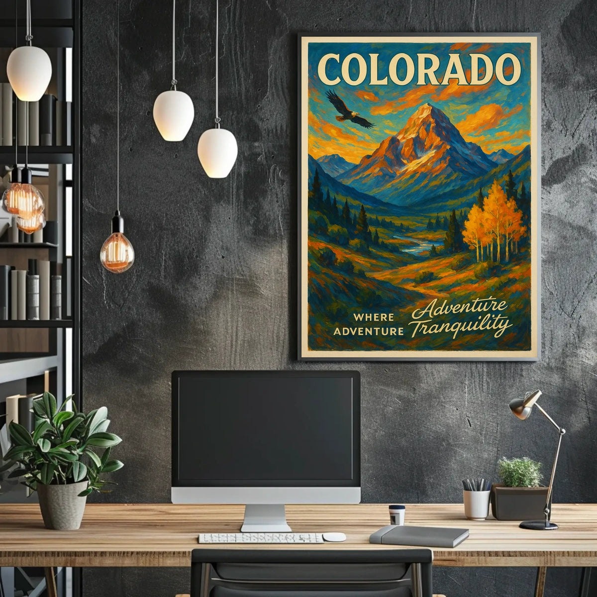 Colorado Where Adventure Meets Tranquility Description Discover the breathtaking Poster