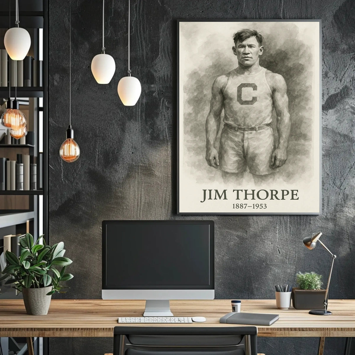 Jim Thorpe A Legendary Athlete Poster