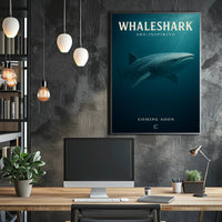 Whaleshark Awe-Inspiring Poster PosterGoat