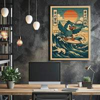 Surfing Adventure Poster PosterGoat