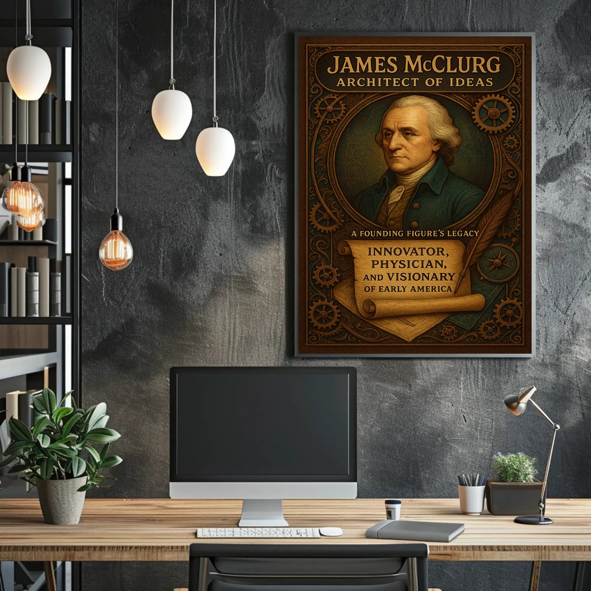 James McClurg Architect of Ideas Poster