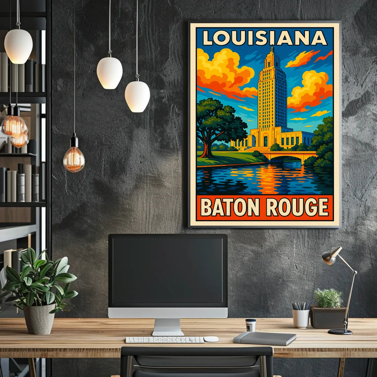 Louisiana State Capitol in Baton Rouge Poster