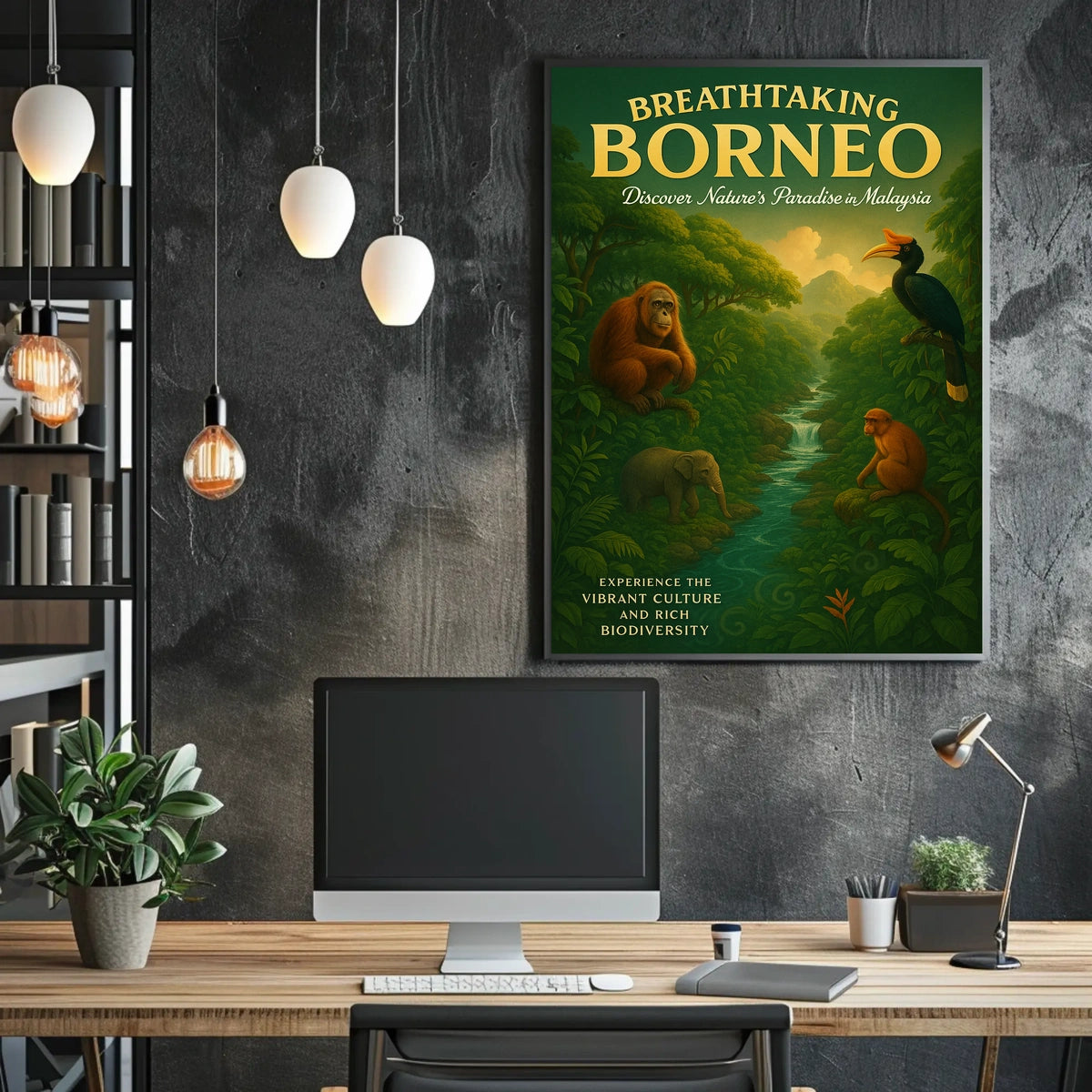 Breathtaking Borneo Poster
