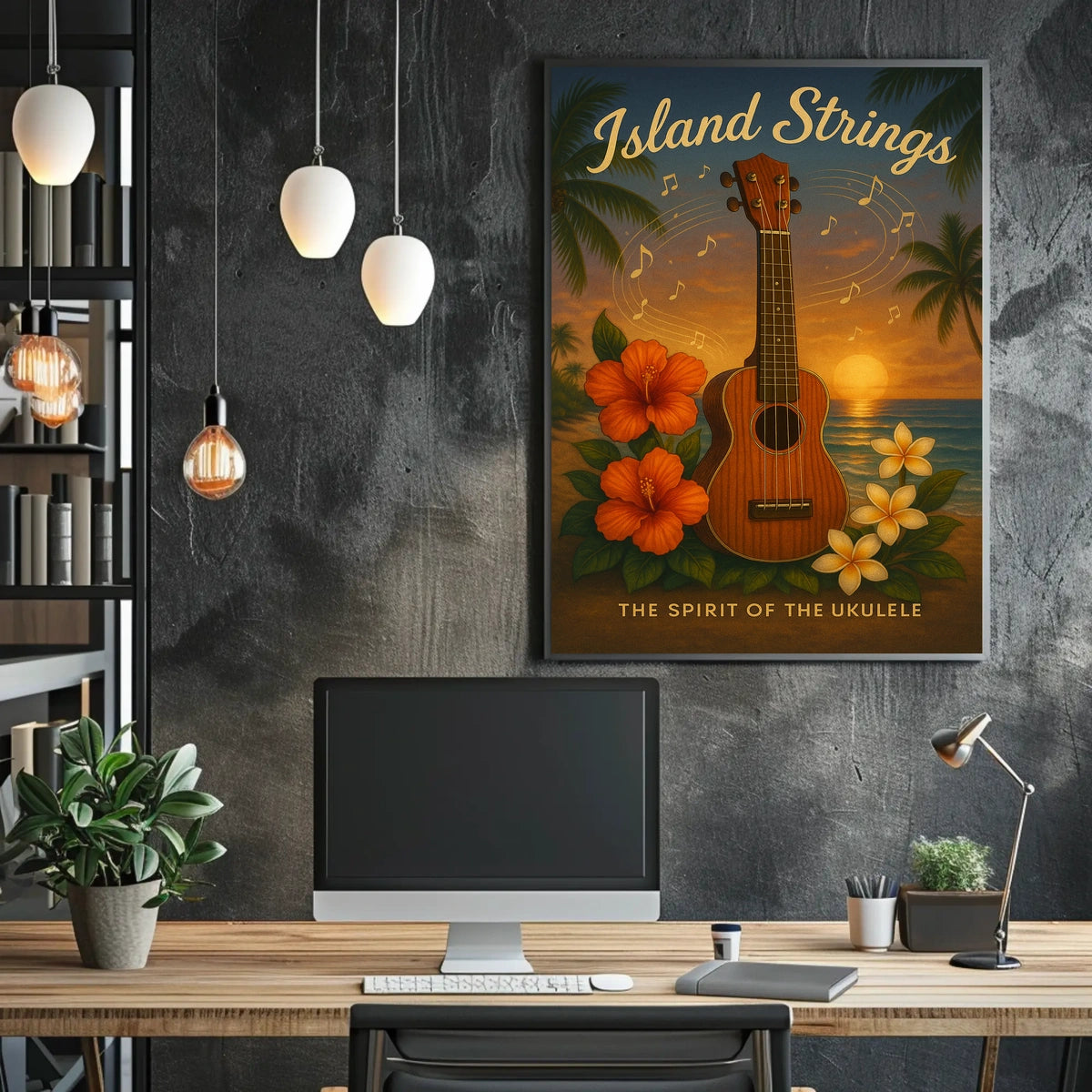 Island Strings Poster