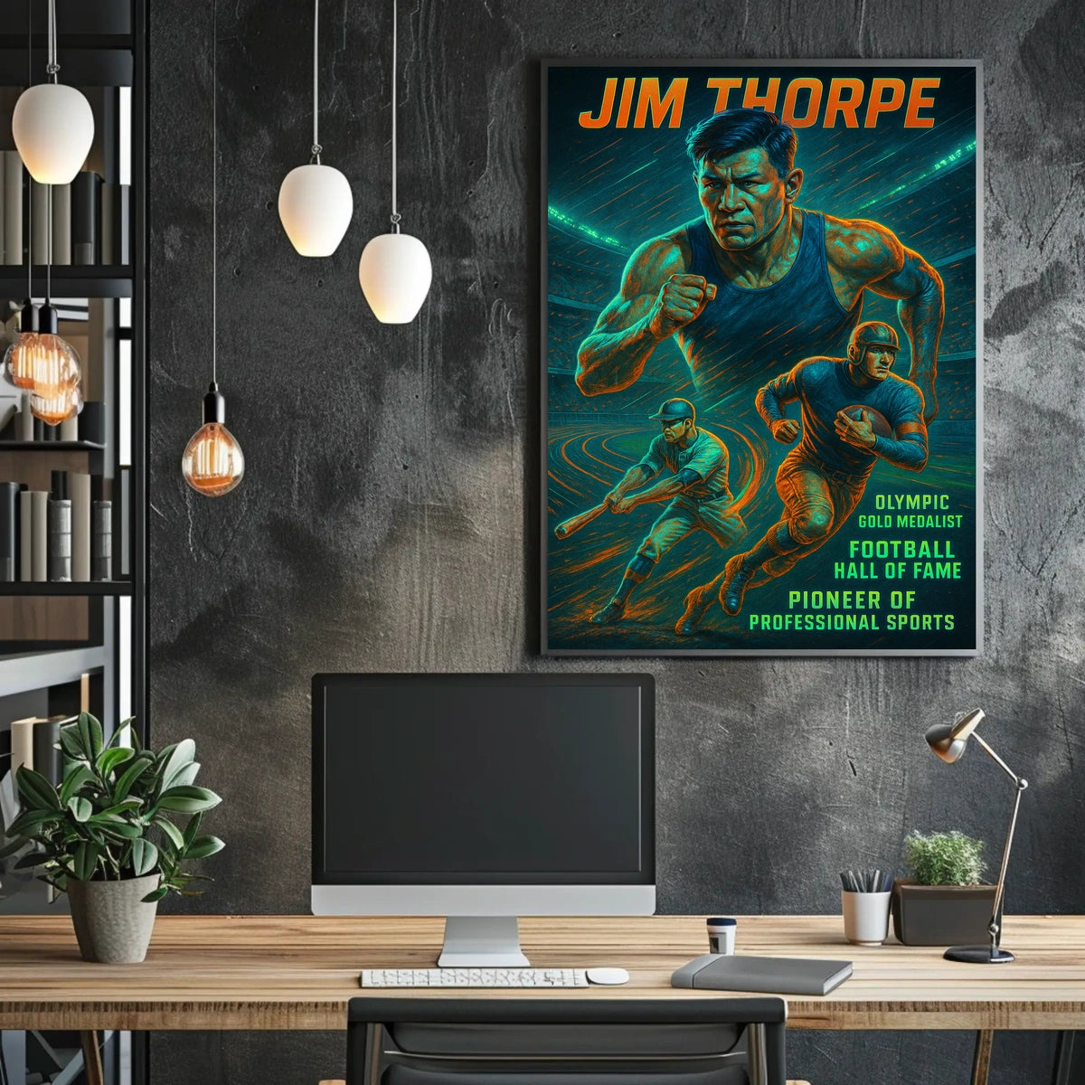 Jim Thorpe A Legacy of Athletic Excellence Poster
