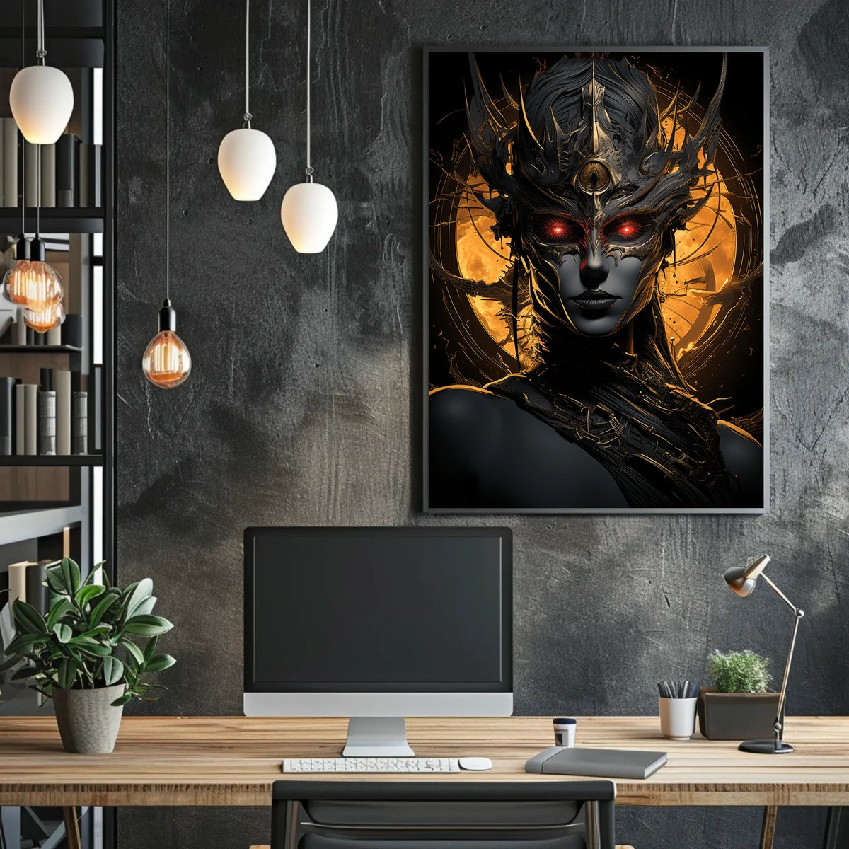 Ethereal Empress Of The Night Poster