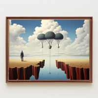 Surreal Reflections: Dreamlike Artistic Poster