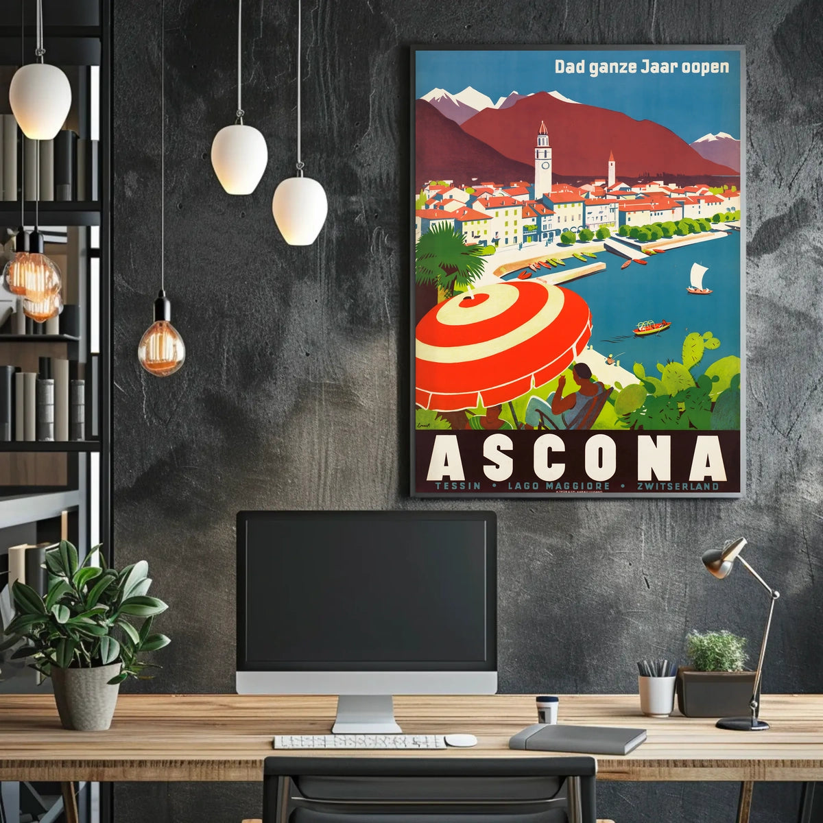 Ascona Travel Poster