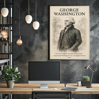 George Washington Vintage Presidential Historical Poster PosterGoat
