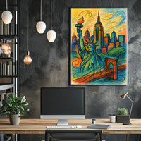 Vibrant New York Cityscape