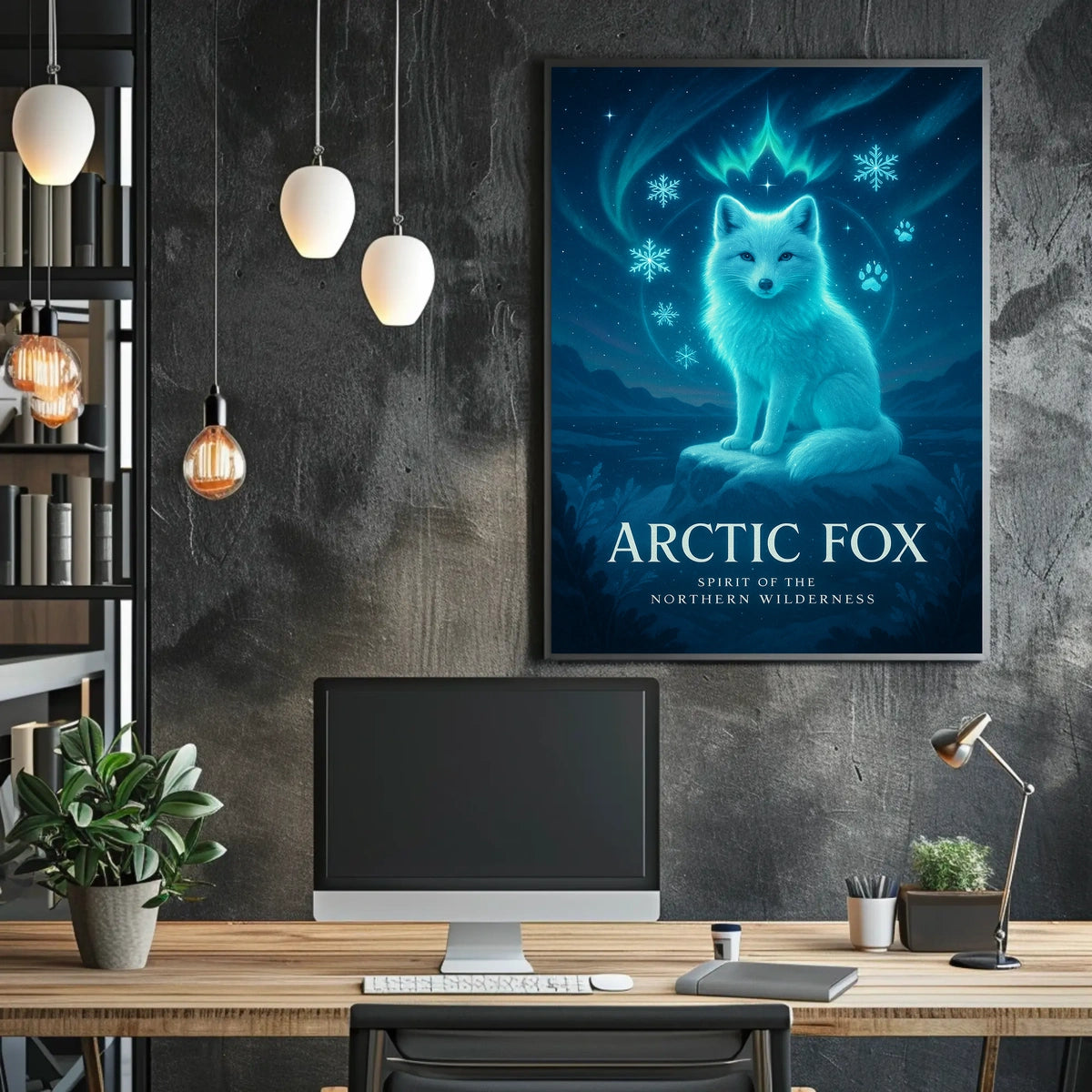 Arctic Fox Spirit of the Northern Wilderness Poster