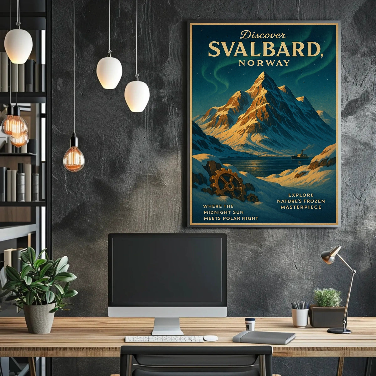 Discover Svalbard, Norway Poster