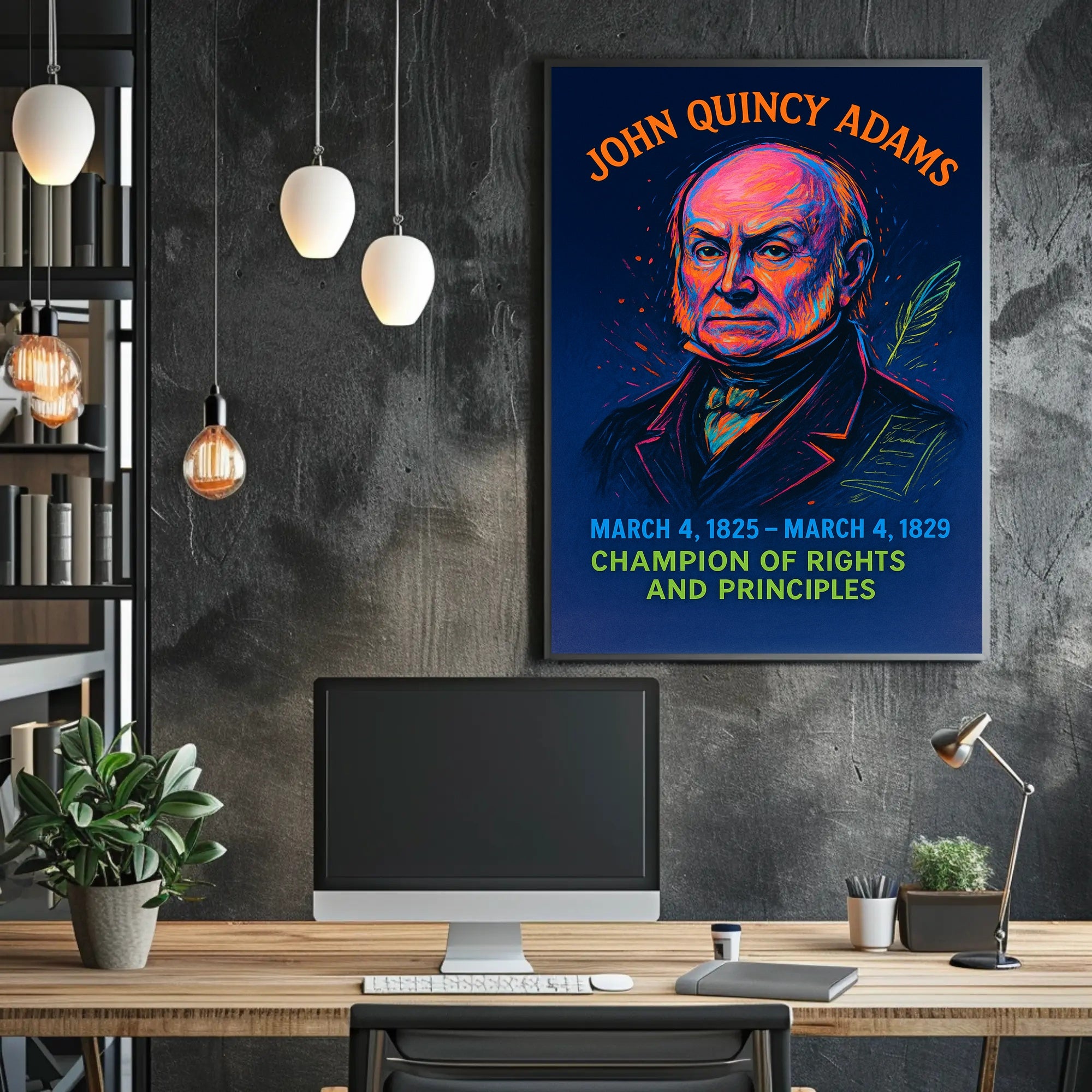 John Quincy Adams 6th President Poster