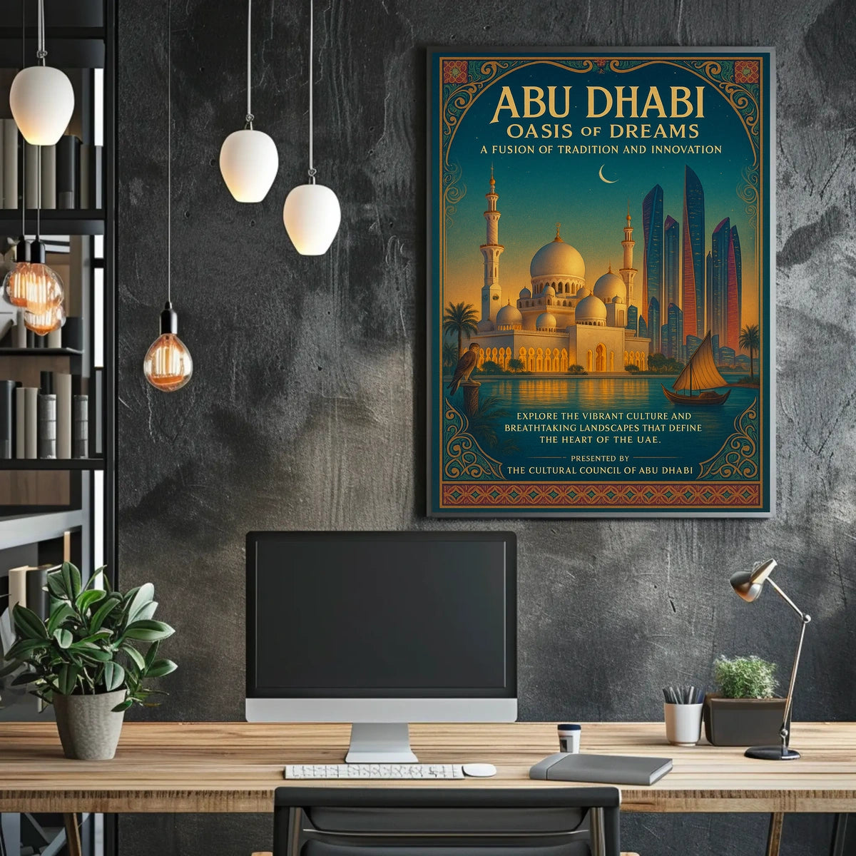 Abu Dhabi Oasis of Dreams Poster