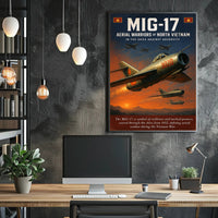 MiG-17 Aerial Warriors of North Vietnam Poster