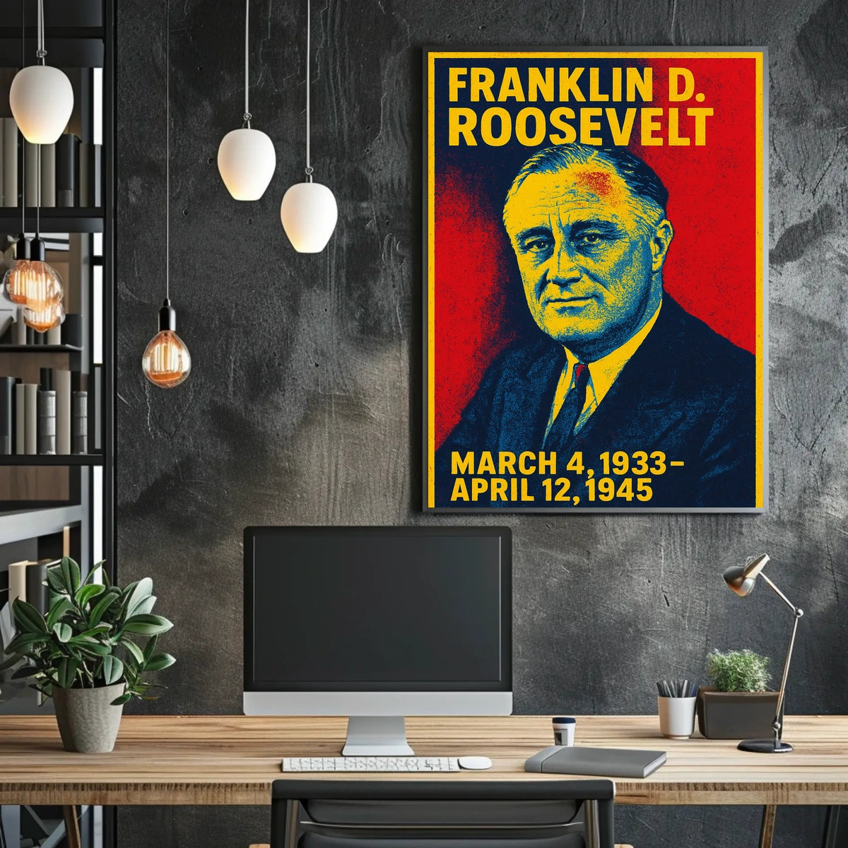 Franklin D. Roosevelt Presidential Poster