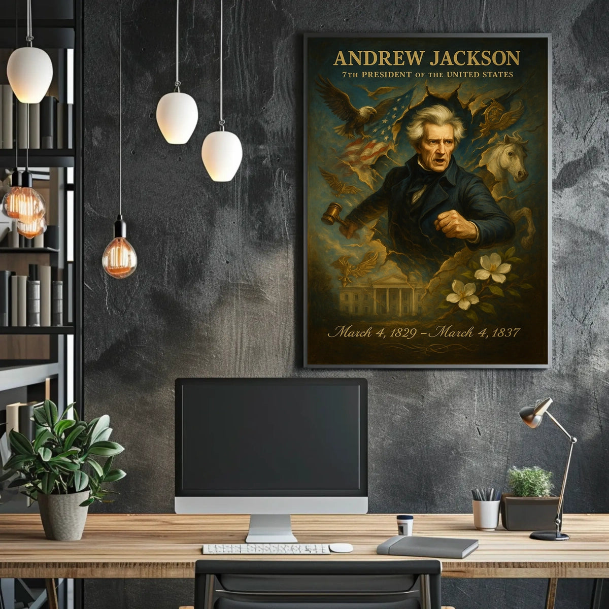 Andrew Jackson 7th President Poster