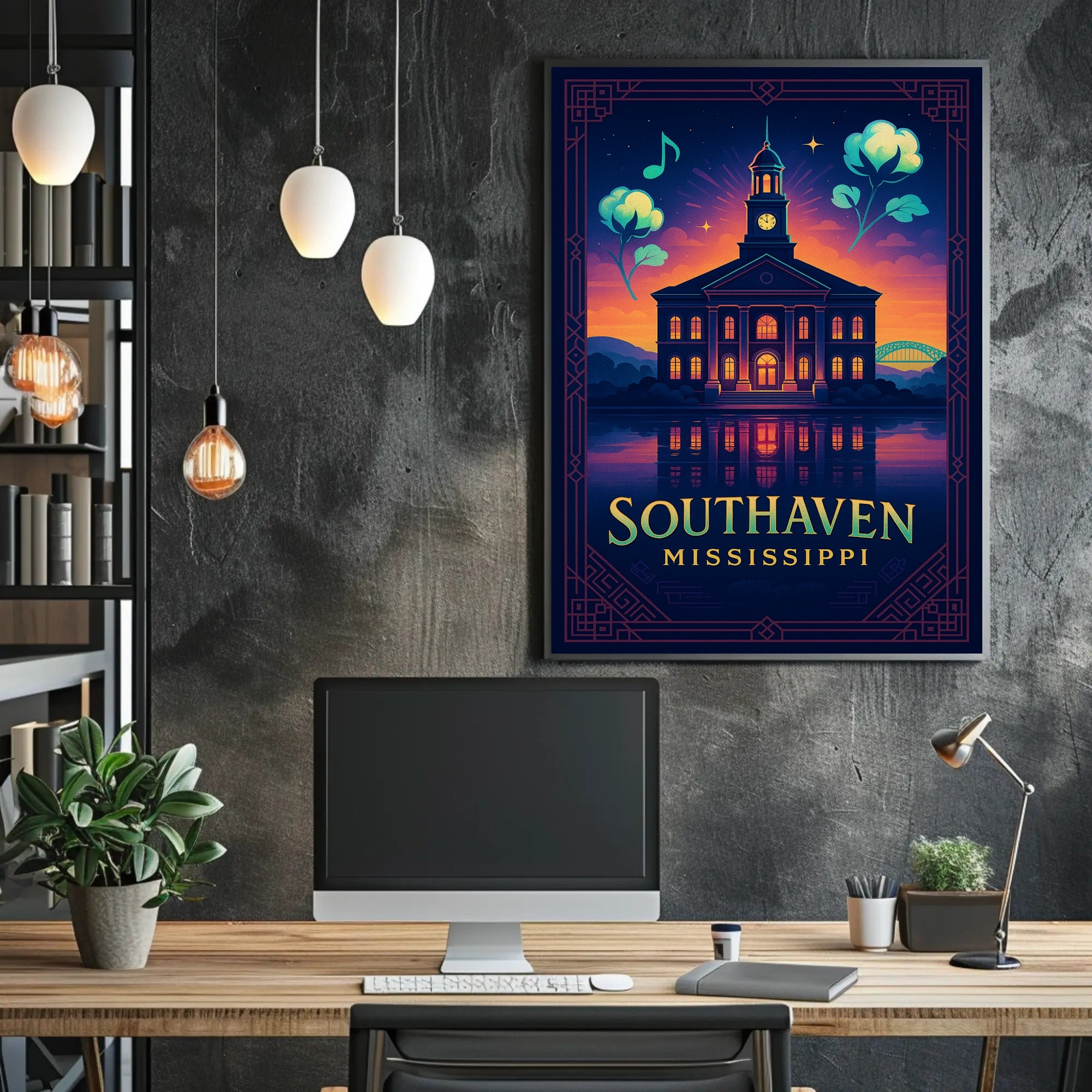 Southaven at Sunset Poster