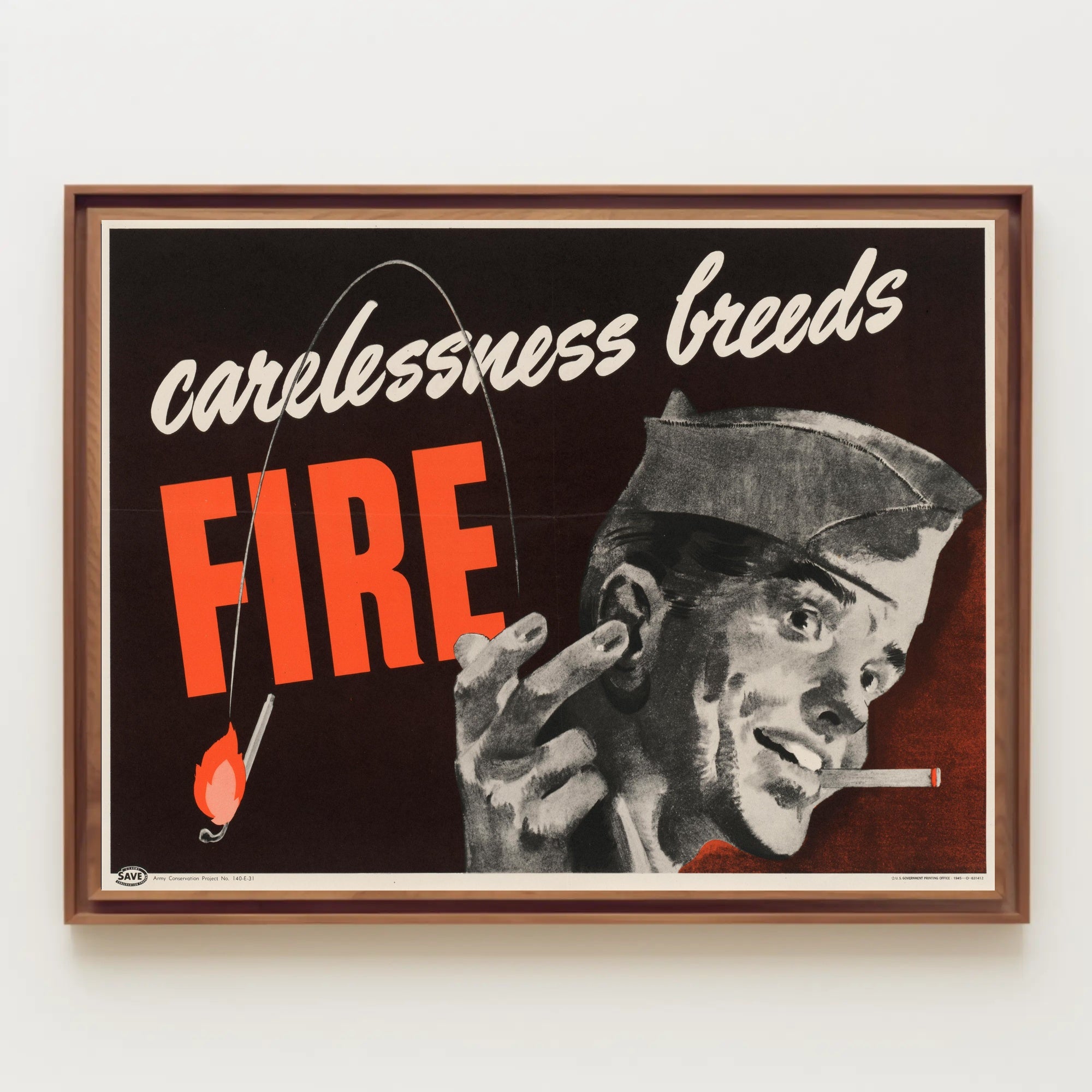 Carelessness Breeds Fire Poster PosterGoat