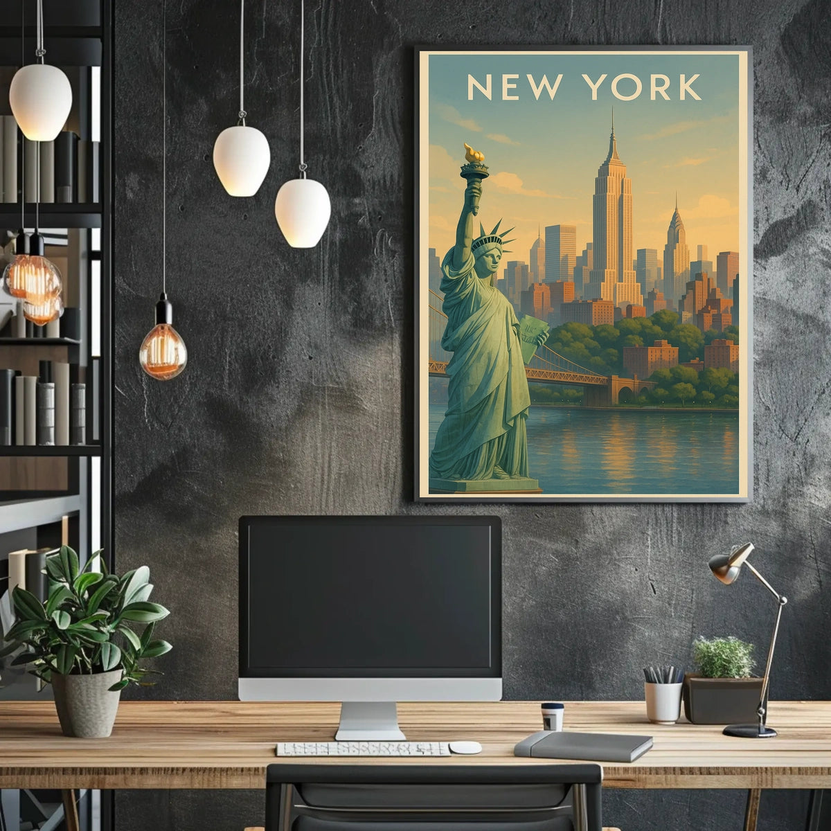 Iconic New York Vintage Poster For Home Decor Lovers