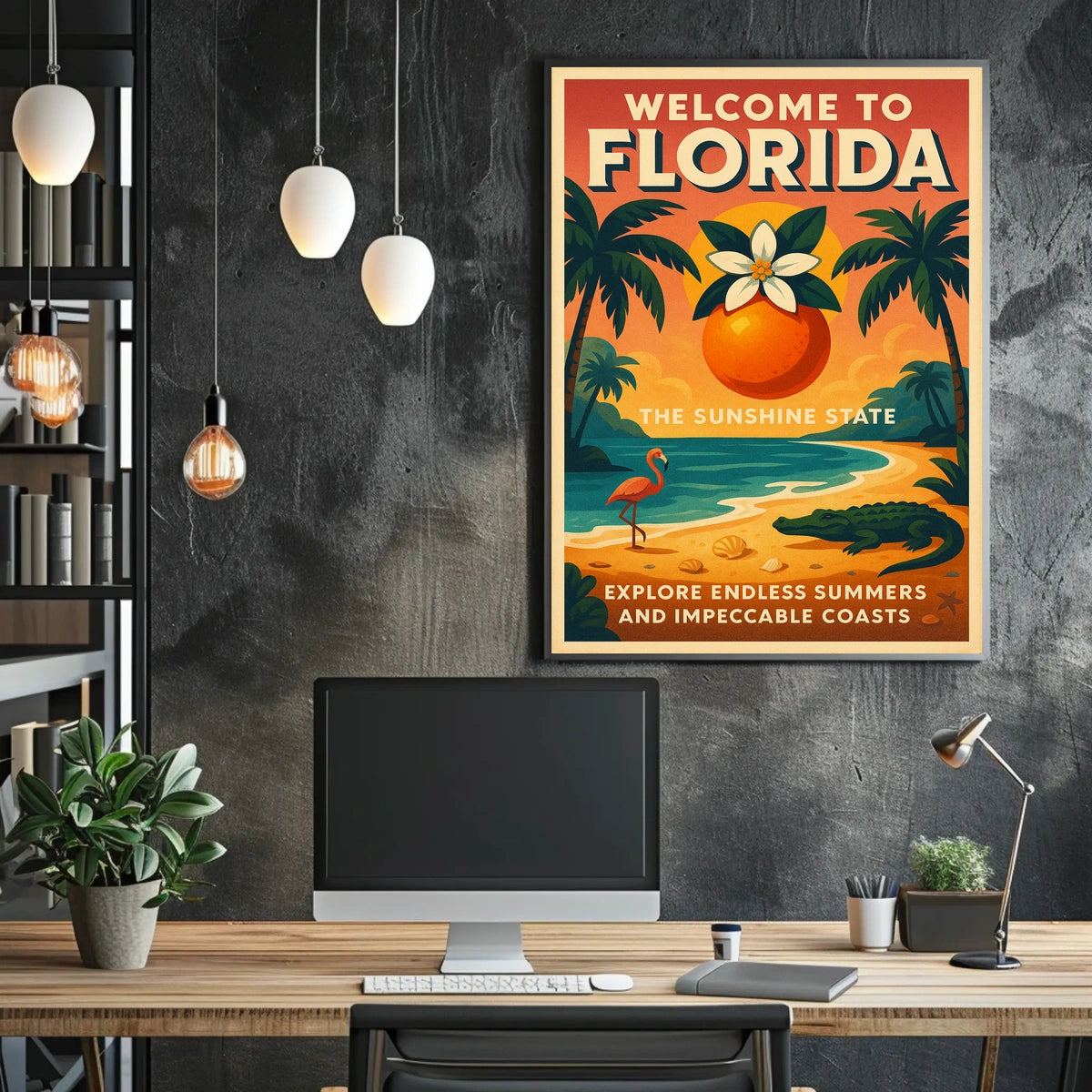 Welcome to Florida The Sunshine State Poster