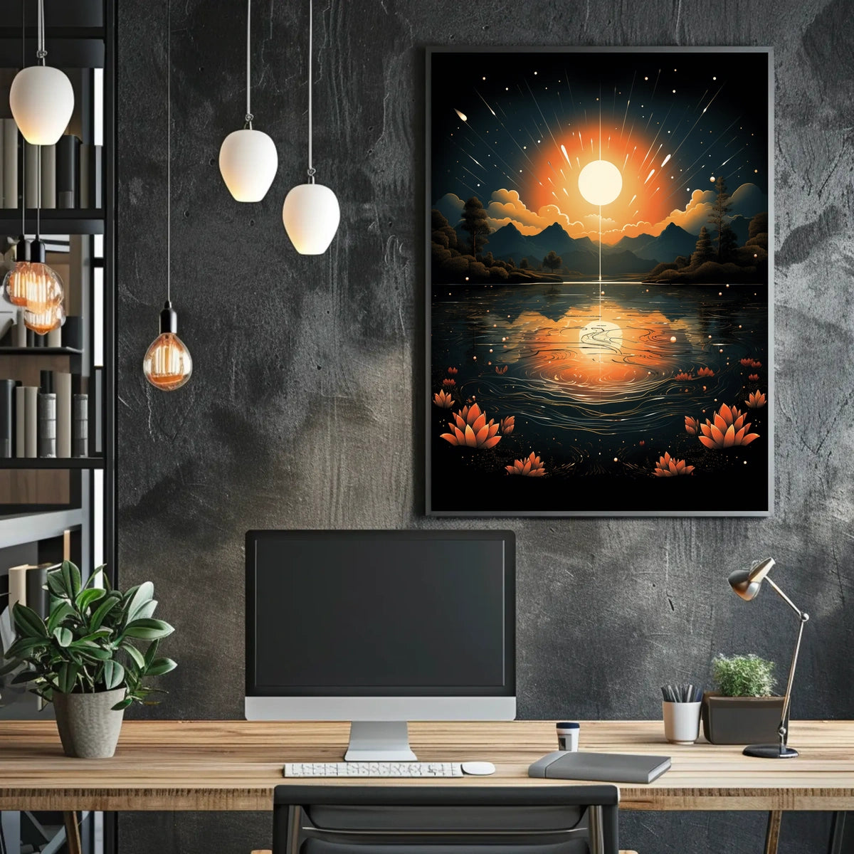 Celestial Reflections Poster