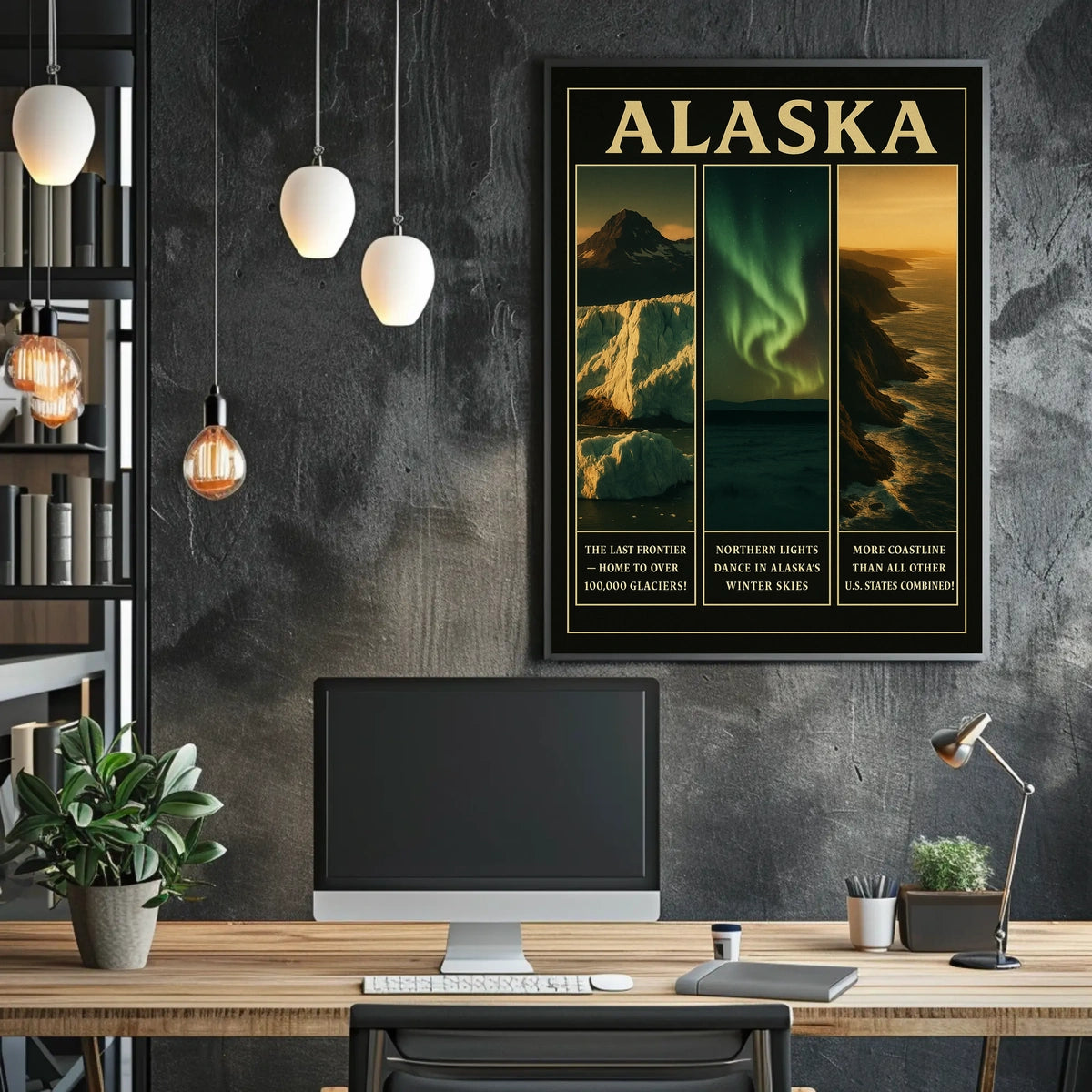 Discover Alaska The Last Frontier Poster