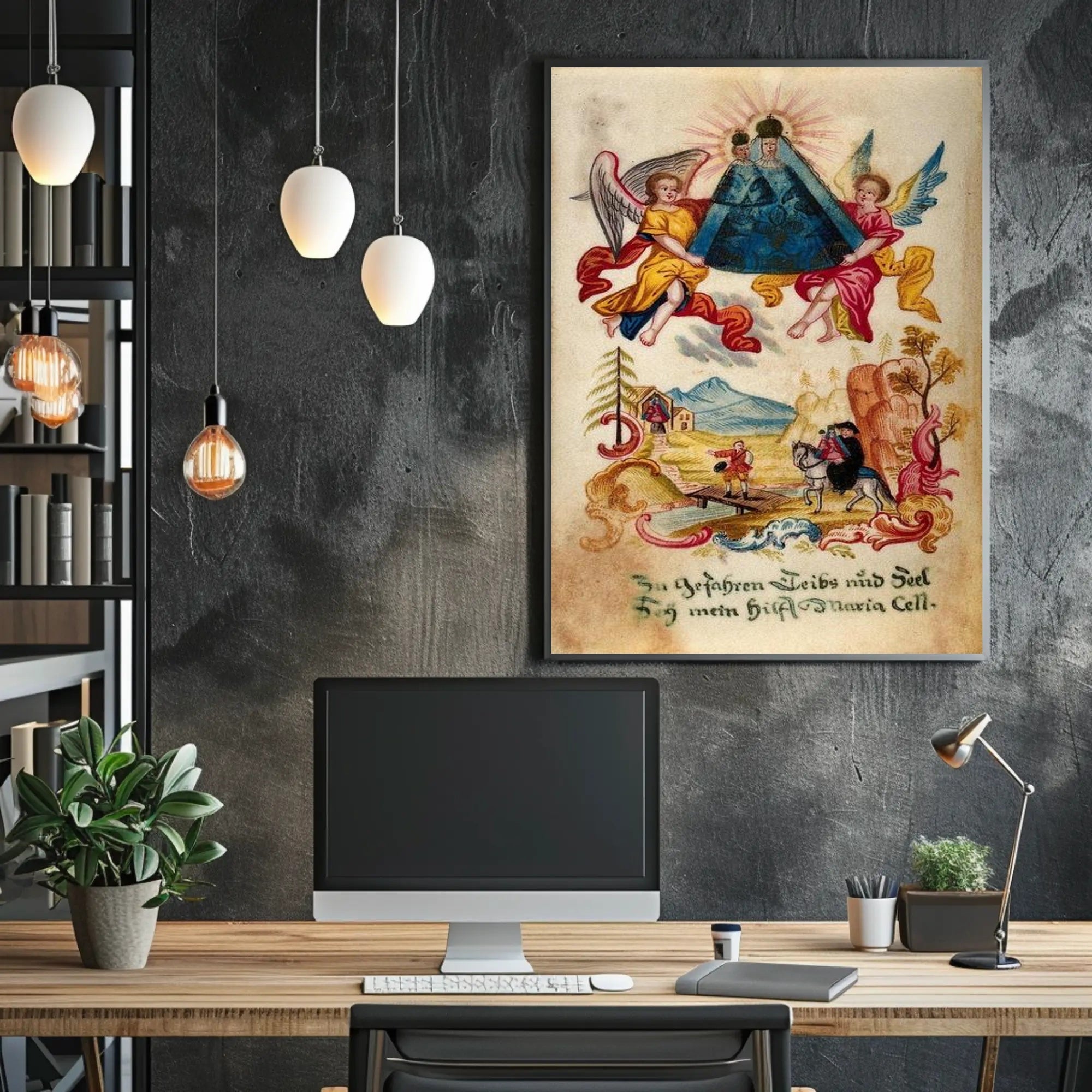 Celestial Protection Poster PosterGoat