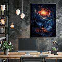 Enchanted Nightscape Poster