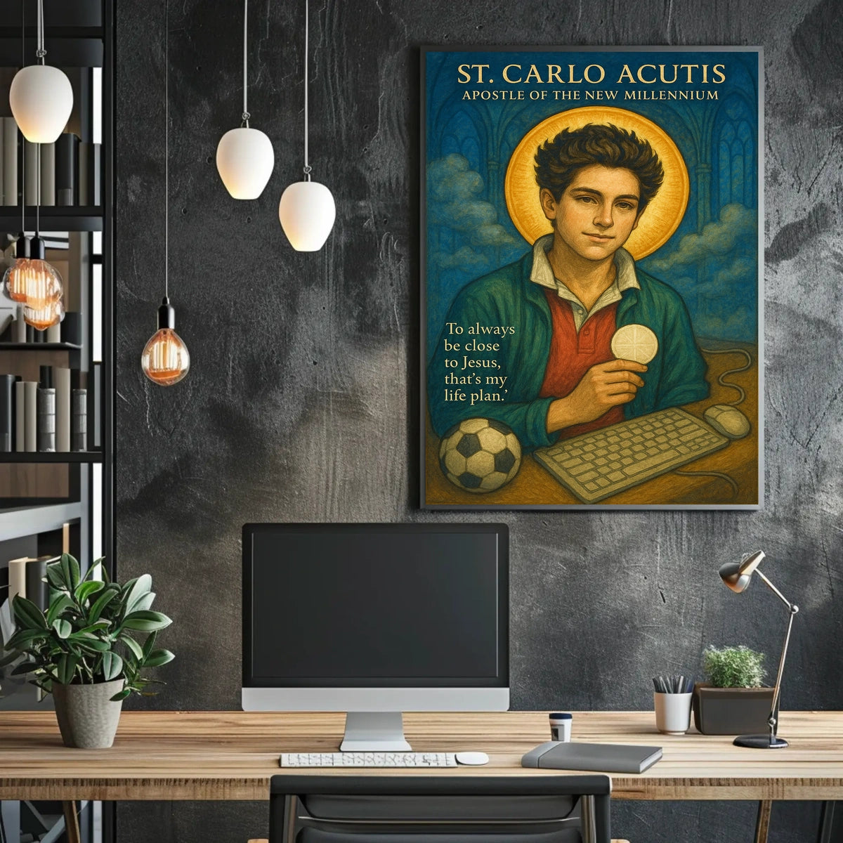 St. Carlo Acutis Apostle of the New Millennium Poster