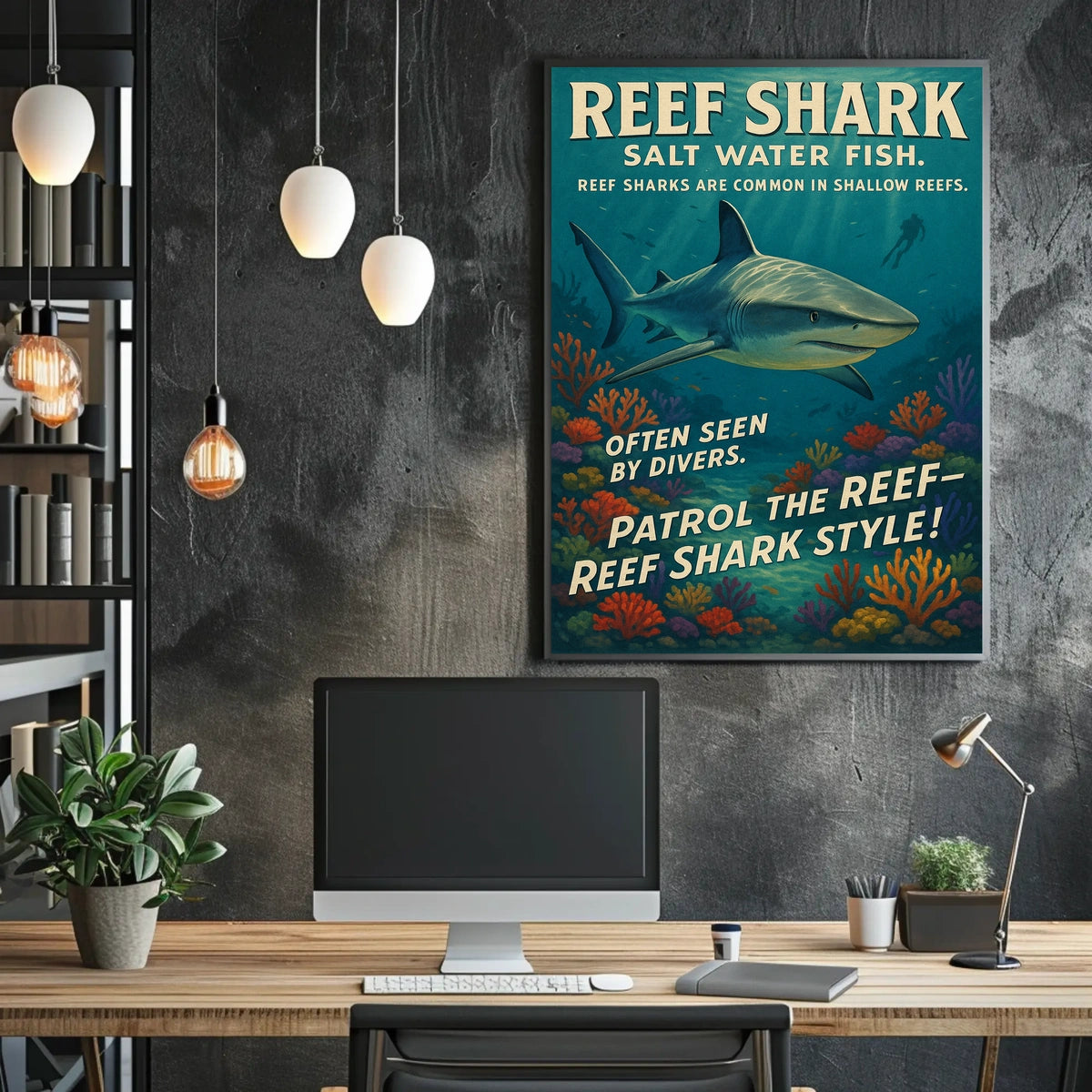 Reef Shark Guardians of the Shallow Reefs Poster