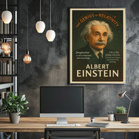 Albert Einstein The Genius of Relativity Poster