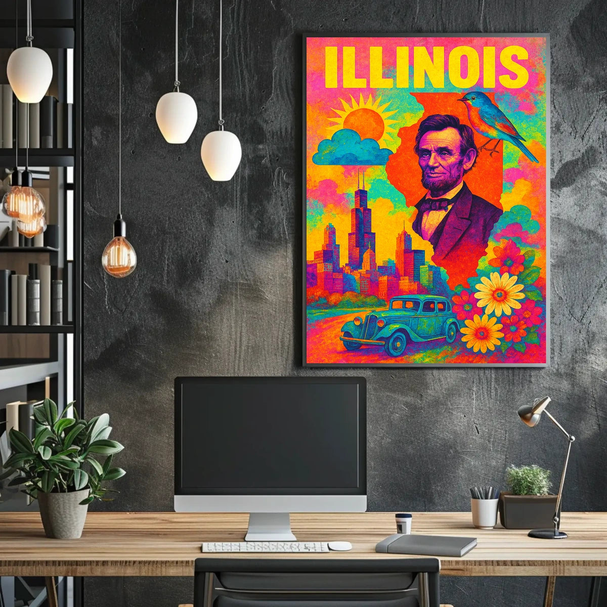 Illinois Tribute Poster