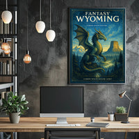 Fantasy Wyoming Poster PosterGoat