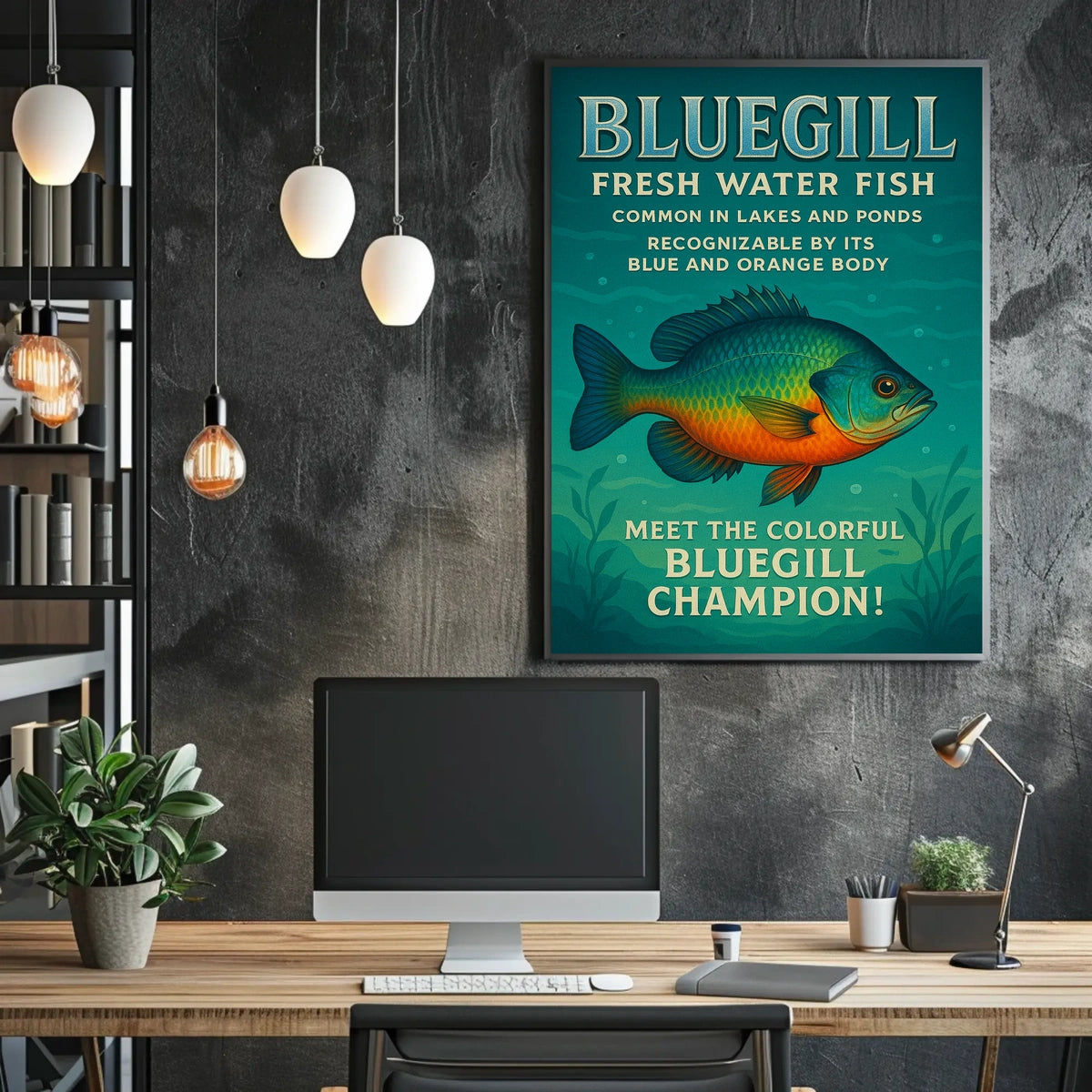 Meet the Colorful Bluegill Poster