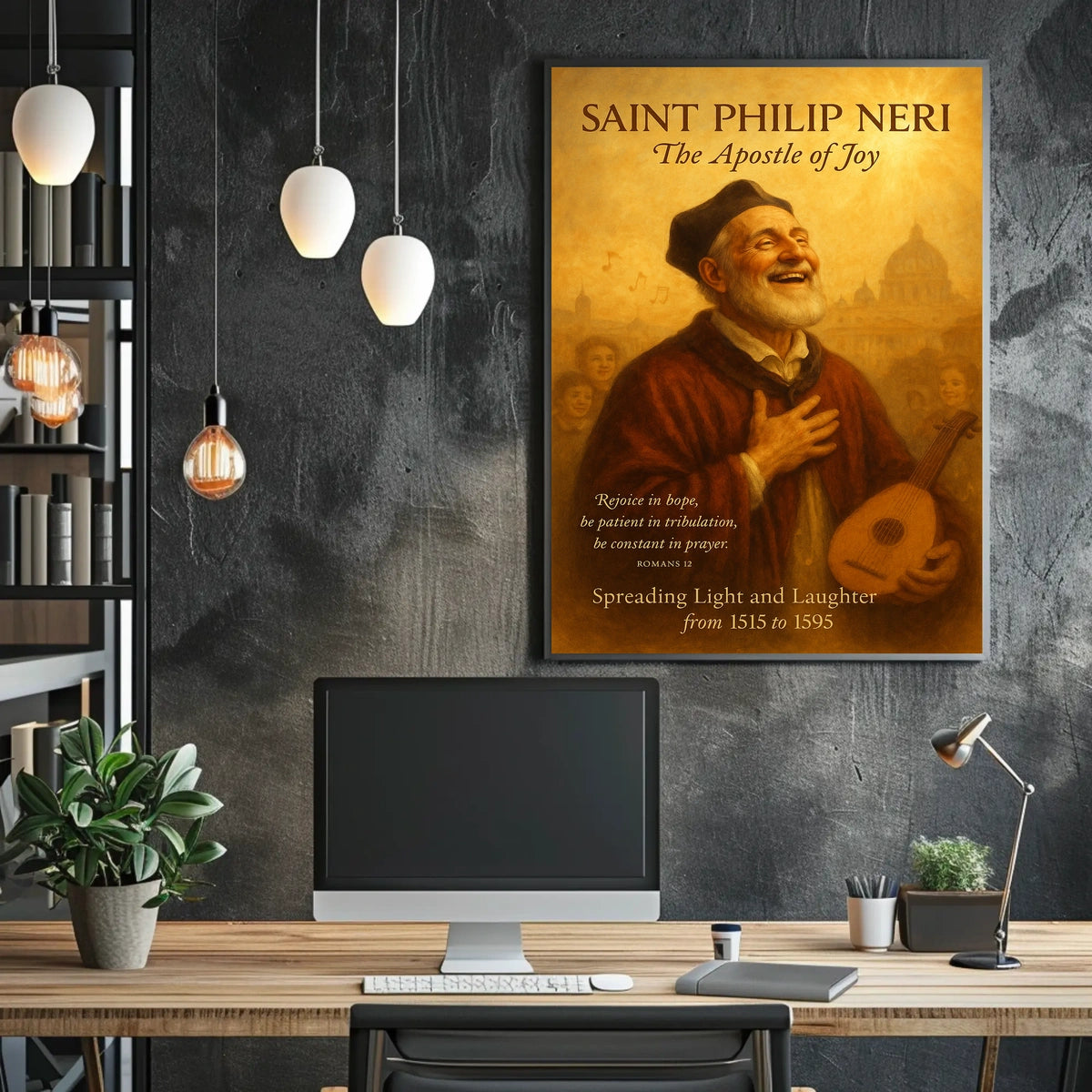 Saint Philip Neri The Apostle of Joy Poster