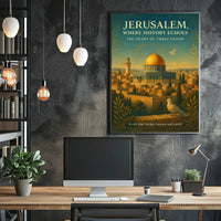 Jerusalem Where History Echoes Poster