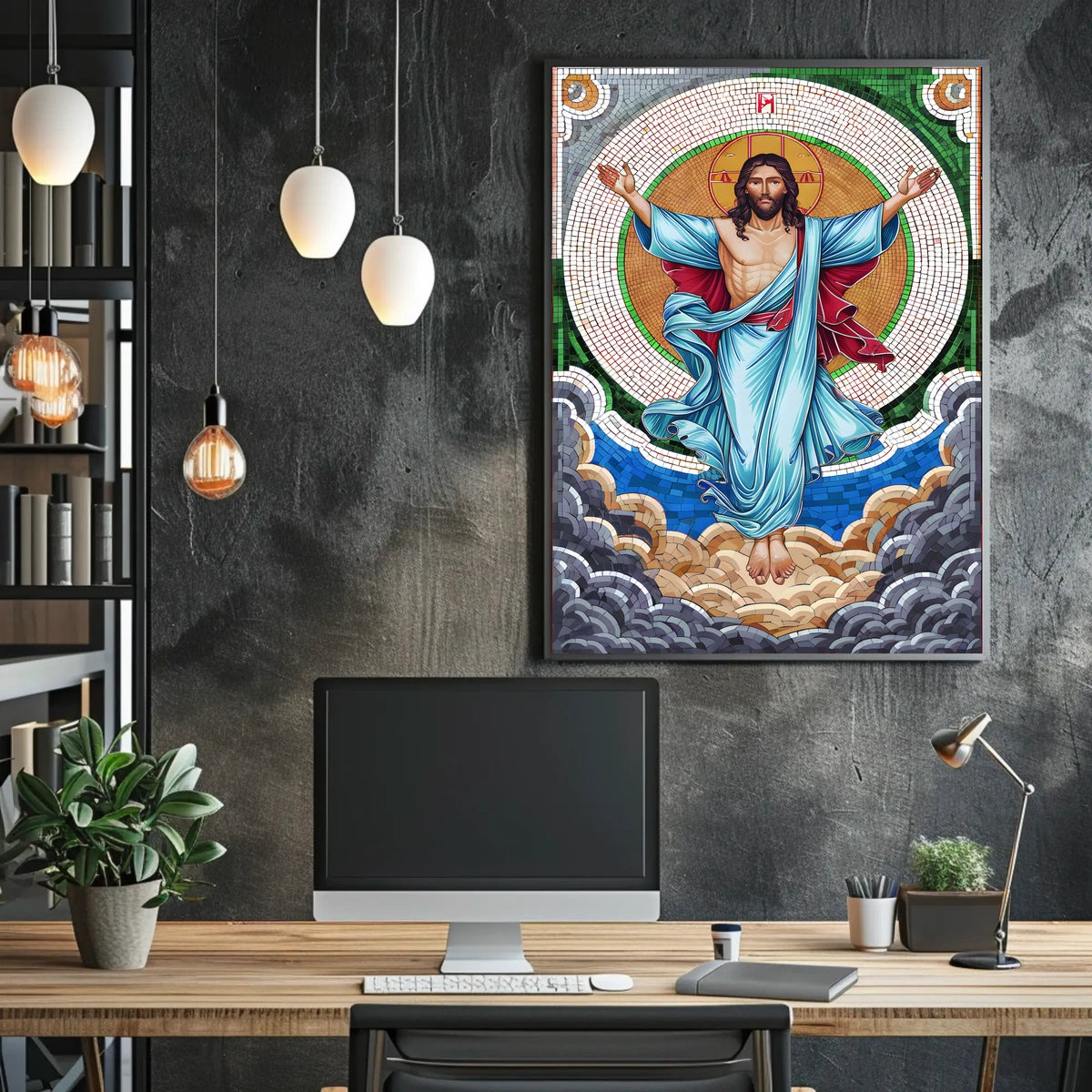 Ascension Mosaic Art Poster
