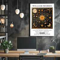 William Morris Cotton Prints Exhibition Poster